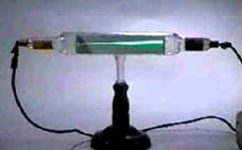 The glow of a cathode tube was the source of inspiration of many scientists