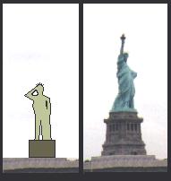 Colossus of Rhodes vs. Statue of Liberty