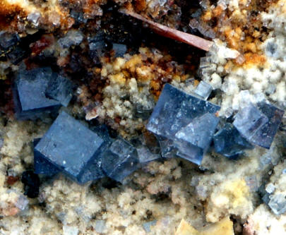 Blue fluorite