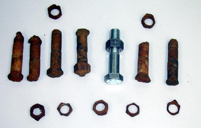 Severe corrosion of fire hydrant bolts and nuts due to stress cells